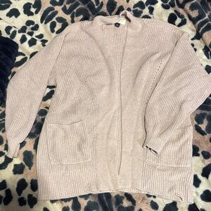 Women's Mauve Cardigan Sweater